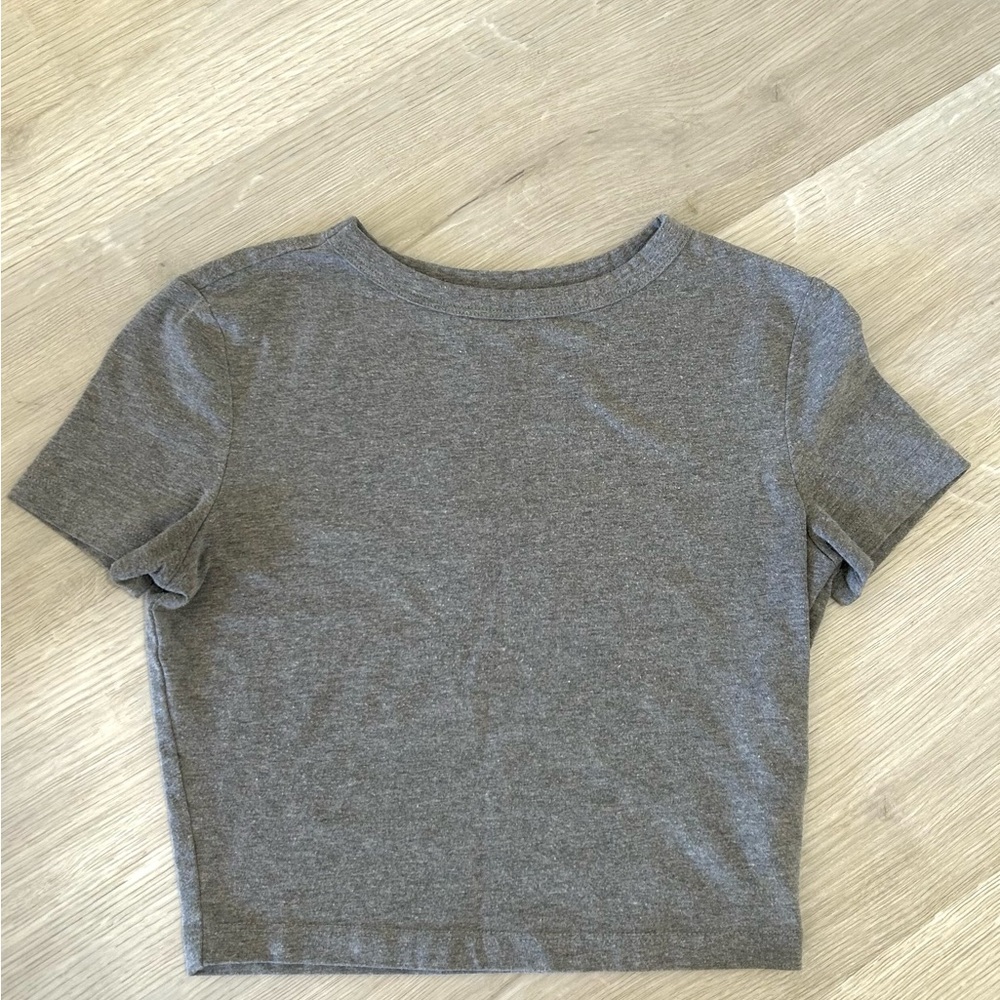 Gray Short Sleeve T-Shirt